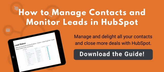A Guide to Managing Contacts with Hubspot