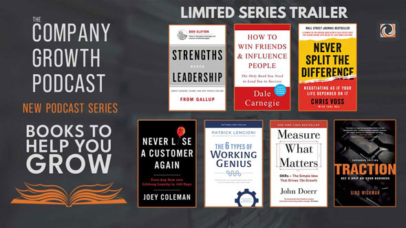 The Company Growth Podcast: New Podcast Series - Books to Help You Grow